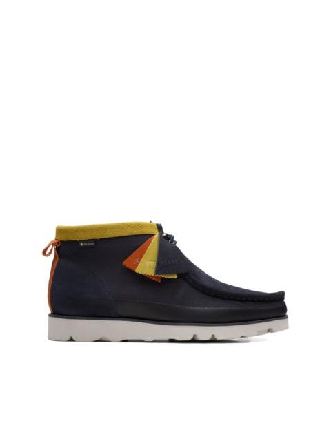 Clarks Originals Wallabee 2.0 "Black/Yellow" desert boots