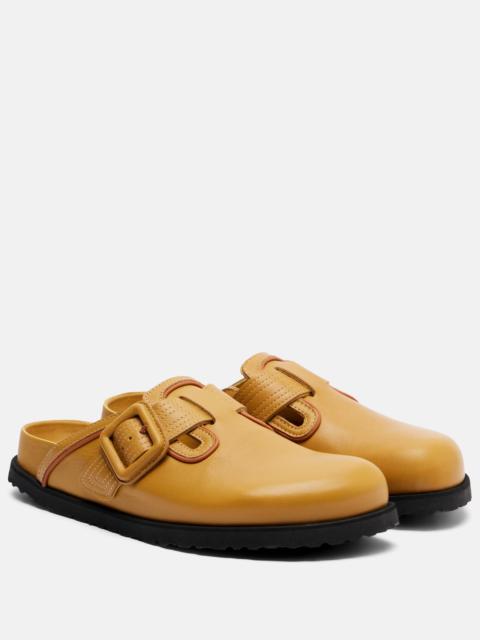 BIRKENSTOCK Boston leather clogs