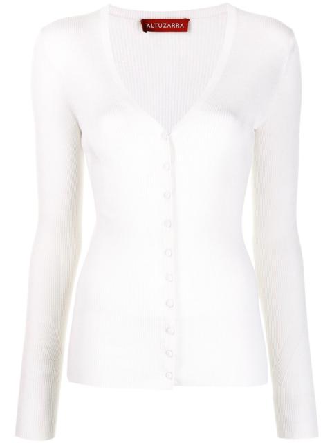 Altuzarra Elodie ribbed 니트 카디건