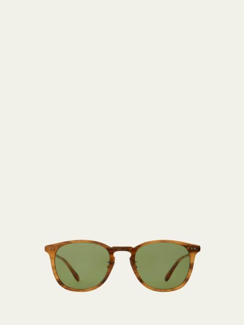 Garrett Leight Men's Kinney J Sun Square Sunglasses