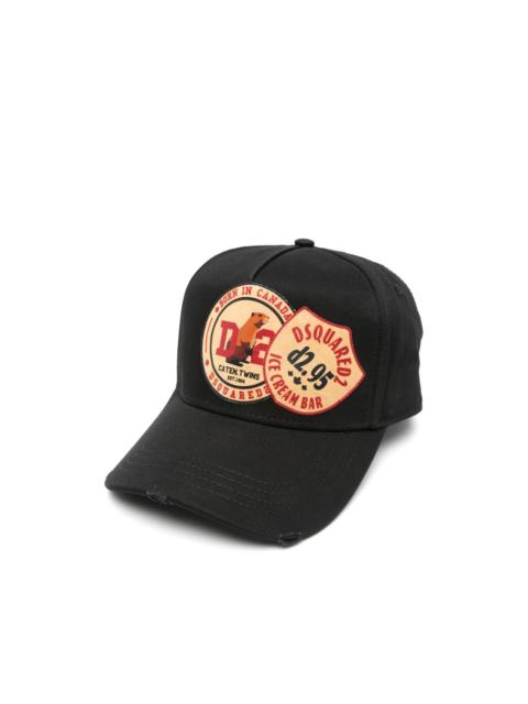 DSQUARED2 logo-patch cap
