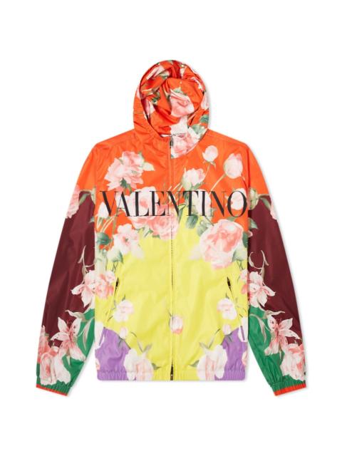 Valentino Valentino Floral Logo Windbreaker