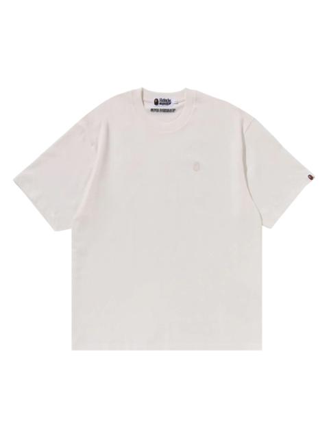 BAPE Tonal Ape Head One Point Tee 'Ivory'