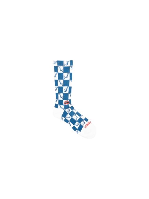 Chrome Hearts Matty Boy 99 Eyes Socks "Blue / White" CHRM0718