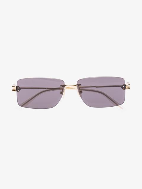 gold tone Classic square sunglasses