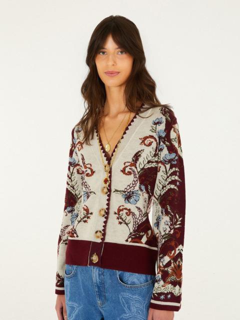 FARM RIO Millena Buttoned Knit Cardigan