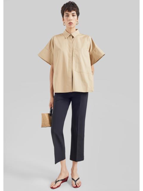 CO CO Boxy Short Sleeve Shirt - Camel