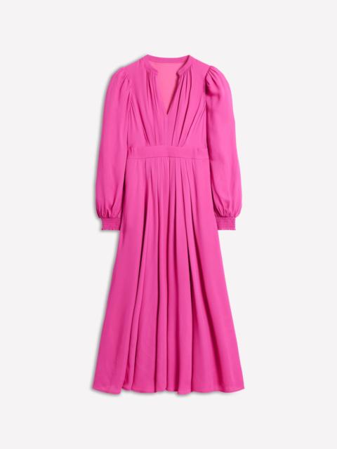BODEN Pleat Detail Blouson Dress-Cosmos Pink