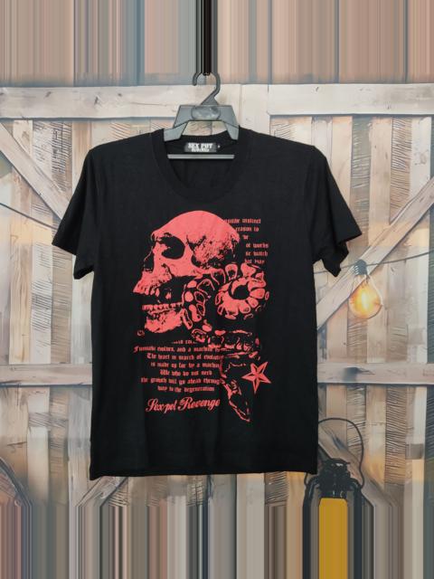 Other Designers If Six Was Nine - SEX POT REVENGE Punk Rock Gothic Skull T-shirt