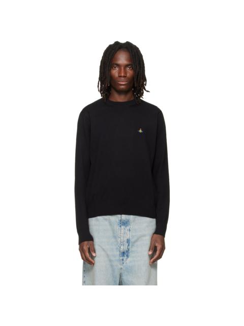 Vivienne Westwood Black Alex Round Neck Sweater