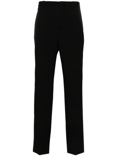 SAINT LAURENT wool straight-leg trousers
