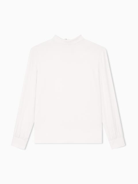 GIORGIO ARMANI SHIRT CASHMERE REGULAR FIT SILK TRIPLE GEORGETTE