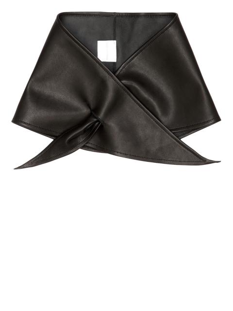 NOUR HAMMOUR Sena Leather Pull Scarf