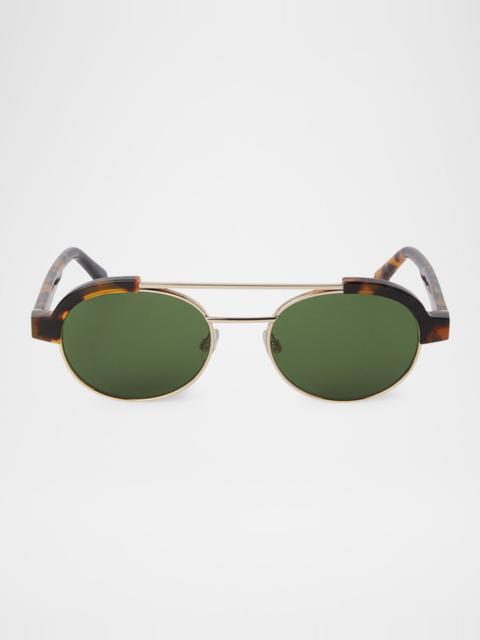 Palm Angels Artesia Round Acetate Sunglasses