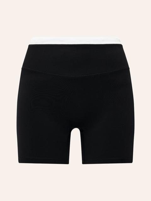 P.E NATION RAPID 5" POCKET BIKE SHORT IN BLACK & WHITE