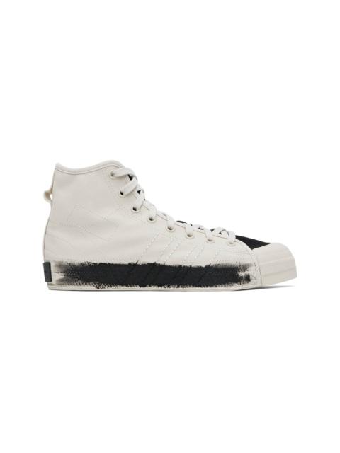 Y-3 Off-White & Black Nizza Hi Sneakers