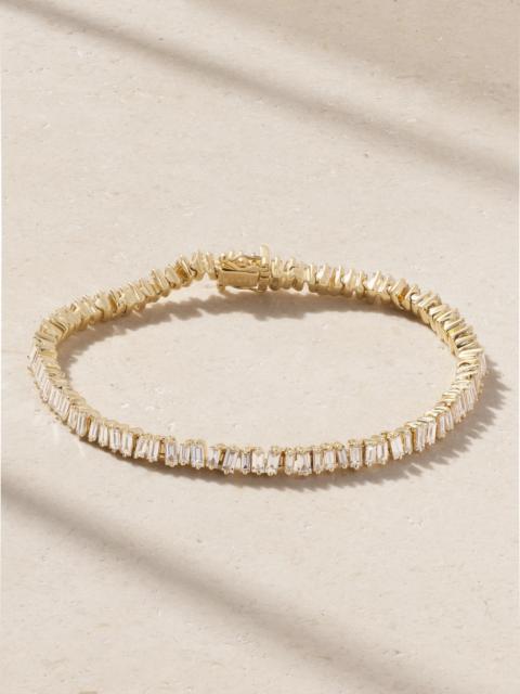 SUZANNE KALAN 18-karat Gold Diamond Bracelet
