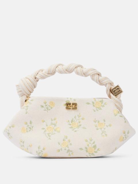 GANNI Bou Mini floral canvas tote bag