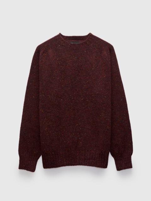 HOWLIN' "Terry" Wool Sweater in Wine Noir