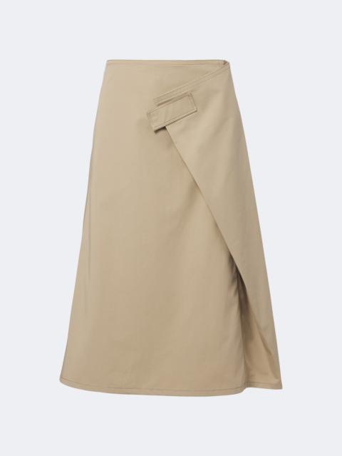 Bottega Veneta Cotton wrap skirt