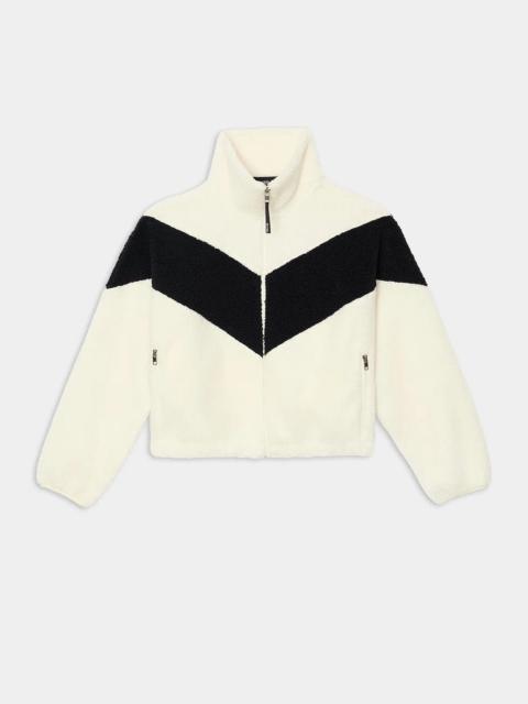 SPLITS59 Lottie Chevron Sherpa Full Zip Jacket