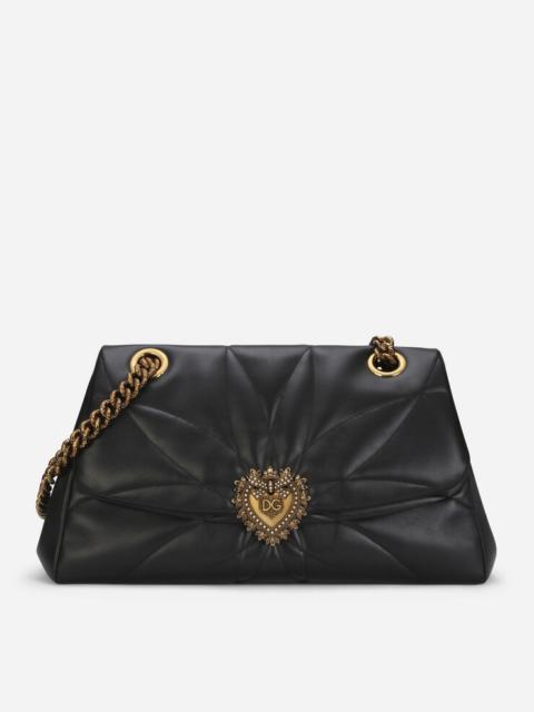 Dolce & Gabbana Devotion maxi-bag in quilted nappa leather