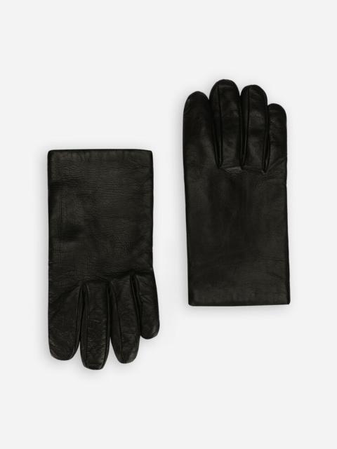 Dolce & Gabbana Nappa leather gloves