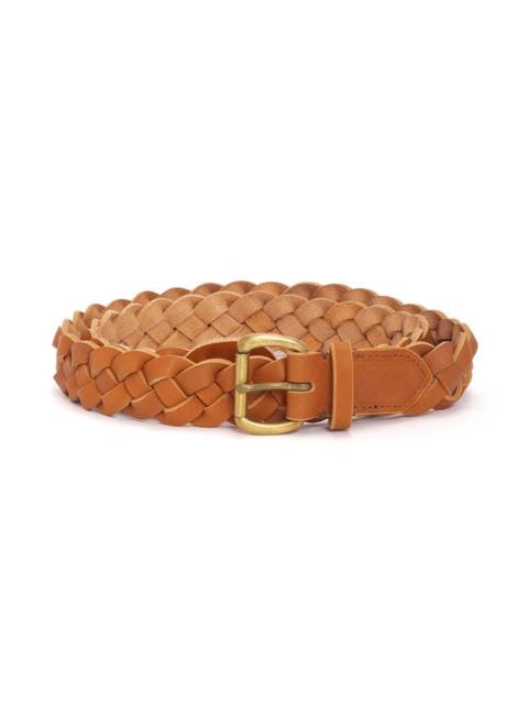 visvim BRAIDED BELT 30MM LT.BROWN