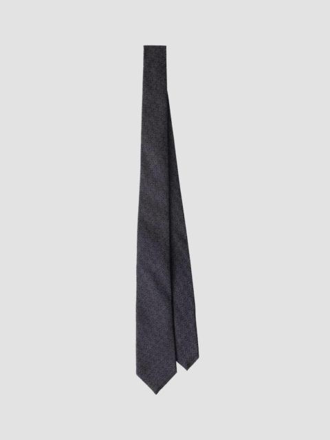 Prada Men's Wool and Silk Tie - Grey