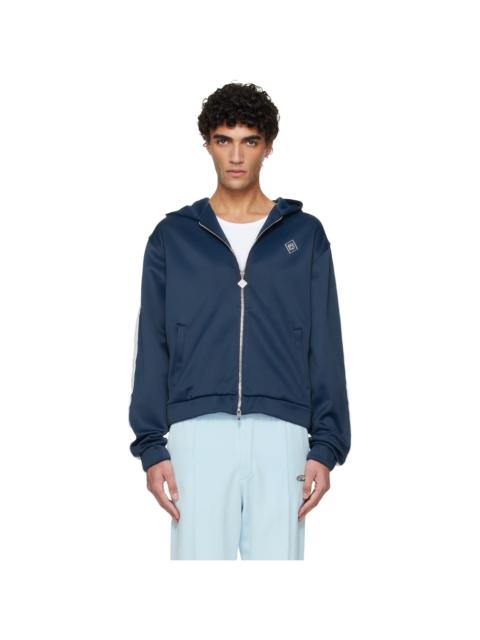 CASABLANCA Navy Scuba Zip Track Jacket