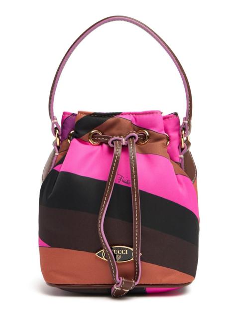 PUCCI Small nylon drawstring basket bag