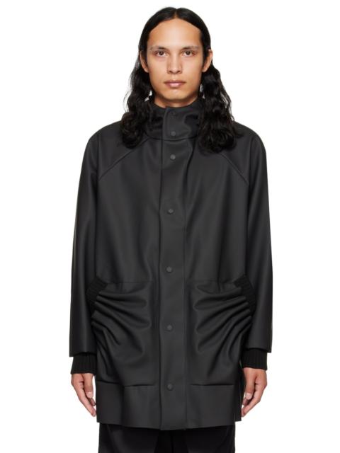 Craig Green Black Tube Pleat Rain Jacket