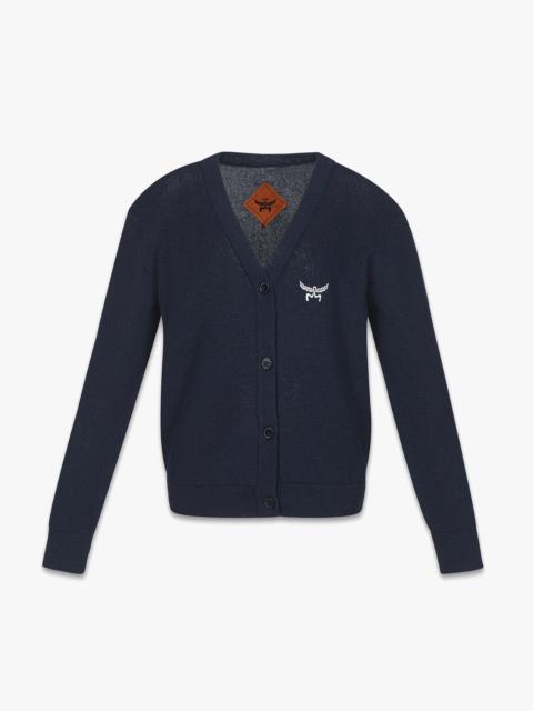 MCM Logo Embroidery Knit Cardigan