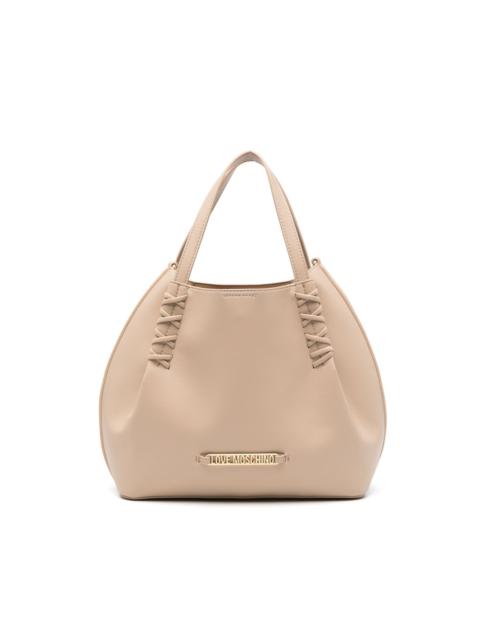 Moschino logo-detail tote bag