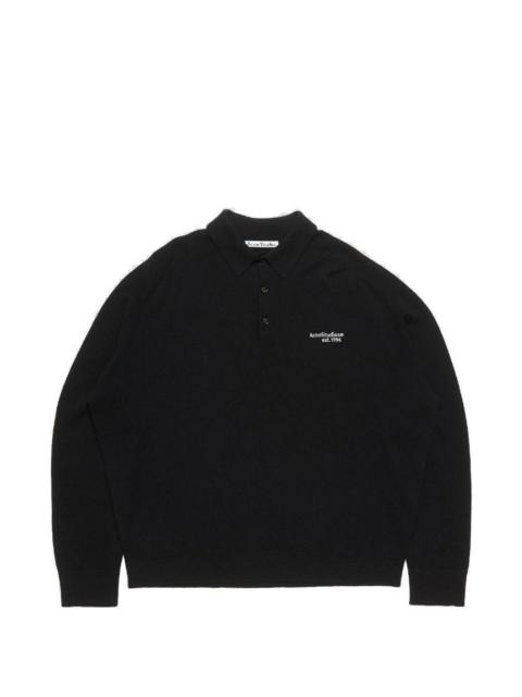 Acne Studios wool knit polo