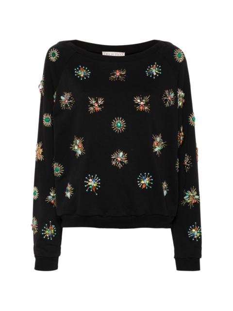 embroidered sweatshirt