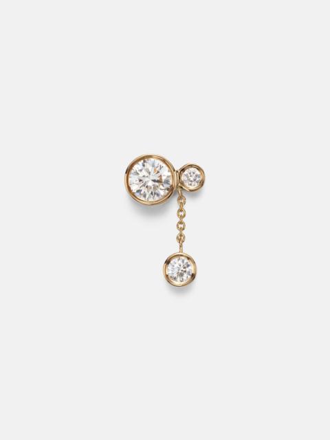 SOPHIE BILLE BRAHE Grande Lou Diamant 18kt gold single earring with diamonds