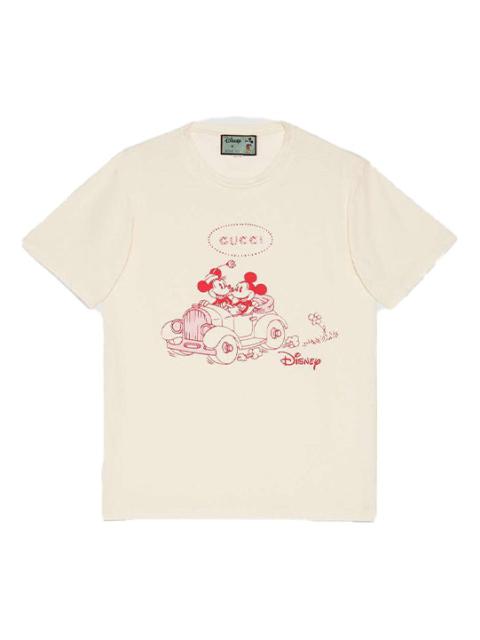 GUCCI Gucci x Disney Year Of The Rat Limited Mickey Printed Retro For Men Beige 604176-XJB6T-9230