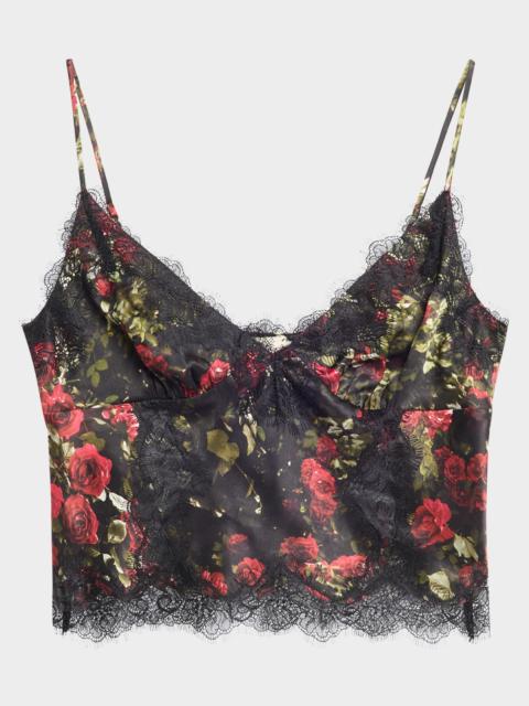L'AGENCE Kimber Lace Inset Camisole