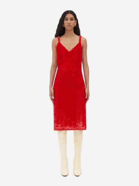Bottega Veneta Sequin Embroidered Midi Dress