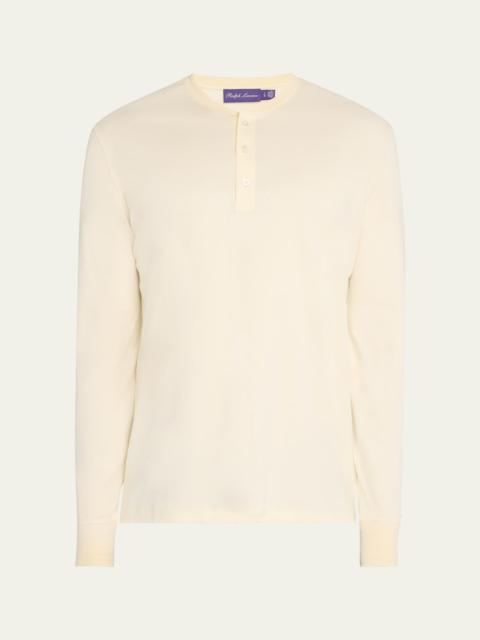 Ralph Lauren Men's Interlock Henley Shirt