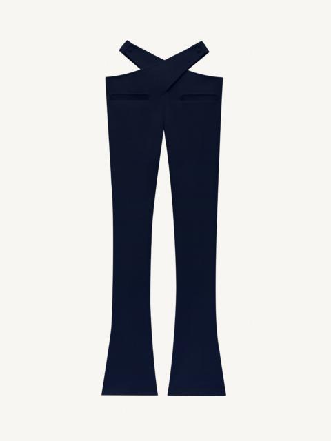 courrèges CRISS CROSS BOOTCUT TROUSERS