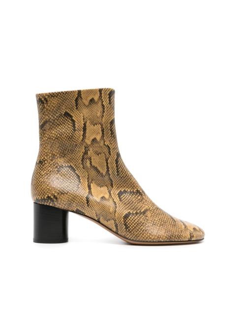 Isabel Marant Laeden 50mm leather ankle boots