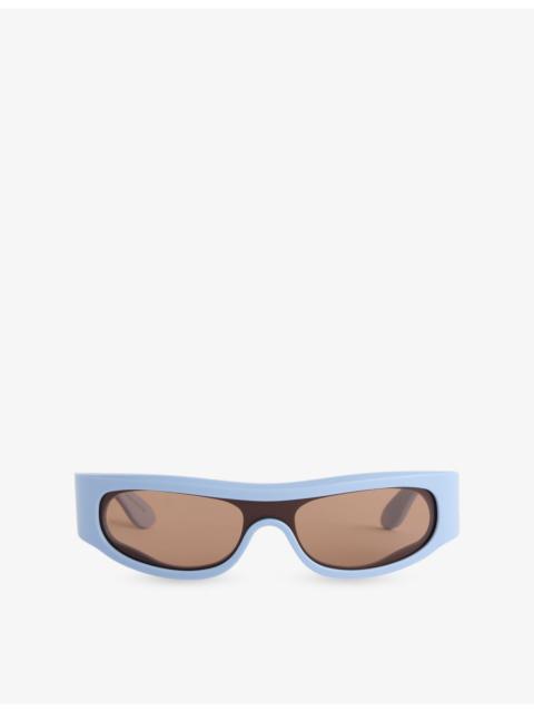 RETROSUPERFUTURE Pharoah Coolcat Rounded-Frame Acetate Sunglasses