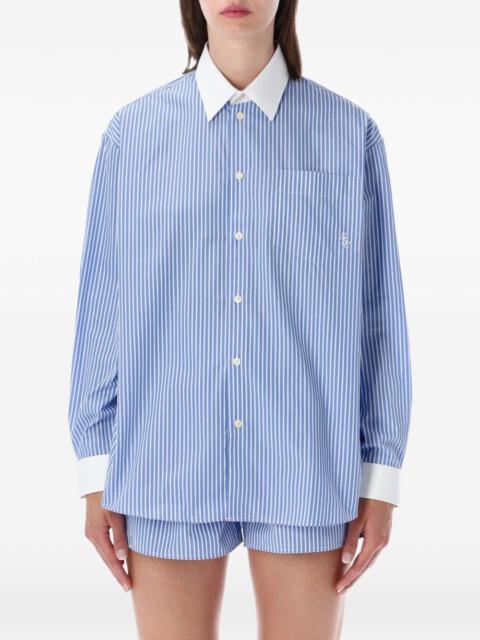 Sporty & Rich cotton striped shirt