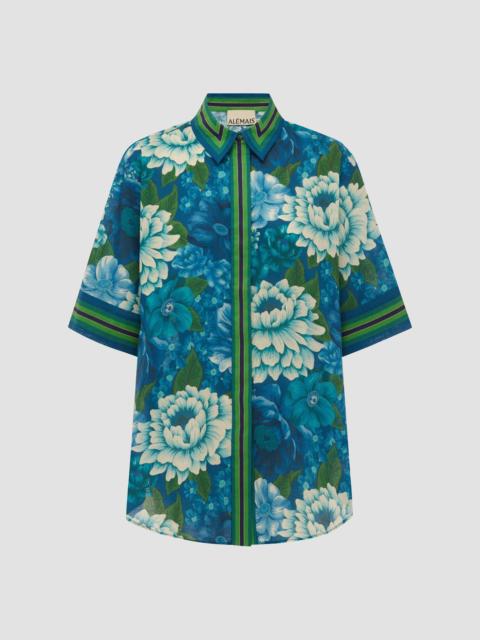 ALÉMAIS Women's Margo Floral Cotton Voile Shirt - Multi