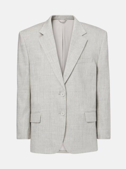 MAGDA BUTRYM Oversized linen and wool blazer