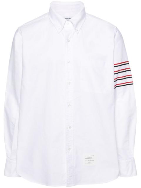 Thom Browne 4-Bar long-sleeve cotton shirt