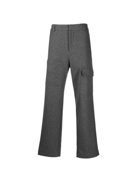 flannel cargo trousers