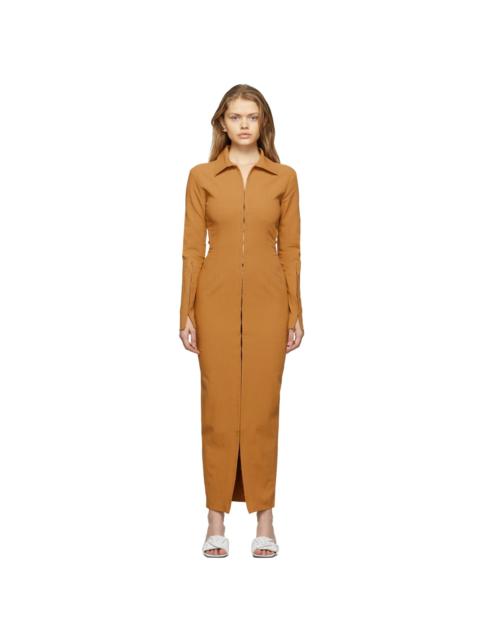 JACQUEMUS Tan La Montagne 'La Robe Oblou' Dress